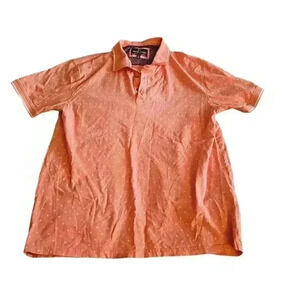 Men’s Nickel And Iron Extra Large Short Sleeve Salmon Print Shirt